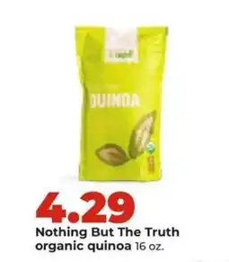 Hy-Vee Nothing But The Truth organic quinoa offer