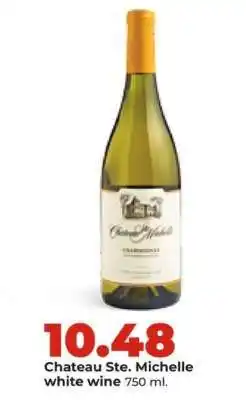 Hy-Vee Chateau Ste. Michelle white wine offer