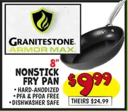 Ollie's GRANITESTONE ARMOR MAX 8 NONSTICK FRY PAN offer