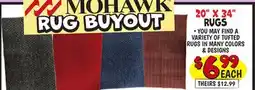 Ollie's MOHAWK RUG BUYOUT offer