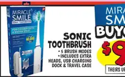 Ollie's SONIC TOOTHBRUSH offer