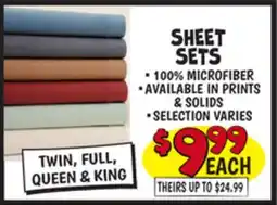 Ollie's SHEET SETS offer