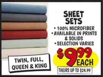 Ollie's SHEET SETS offer