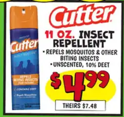 Ollie's Cutter 11 OZ. INSECT REPELLENT offer