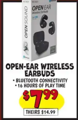 Ollie's OPEN-EAR WIRELESS EARBUDS offer