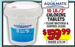 Ollie's AQUA MATE CHLORINE TABLETS offer