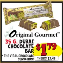 Ollie's Original Gourmet DUBAI CHOCOLATE BAR offer