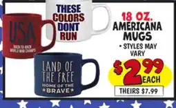 Ollie's 18 OZ. AMERICANA MUGS offer
