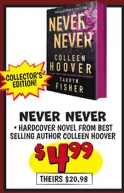 Ollie's NEVER NEVER offer