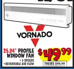 Ollie's VORNADO 25.94 PROFILE WINDOW FAN offer