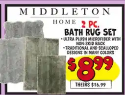 Ollie's MIDDLETON HOME 2 PC. BATH RUG SET offer