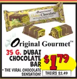 Ollie's Original Gourmet 35 G. DUBAI CHOCOLATE BAR offer