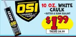 Ollie's WHITE CAULK offer