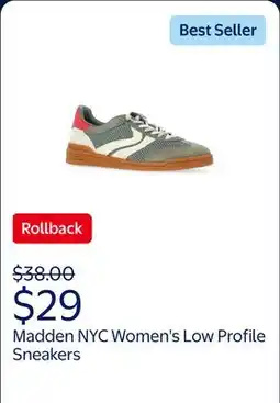 Walmart Madden NYC Women's Low Profile Sneakers offer
