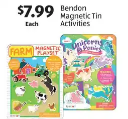 Aldi Bendon Magnetic Tin Activities offer