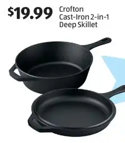 Aldi Crofton Cast-Iron 2-in-1 Deep Skillet offer