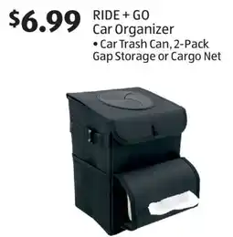 Aldi RIDE + GO Car Organizer offer