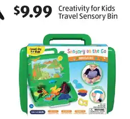 Aldi Creativity for Kids Travel Sensory Bin offer