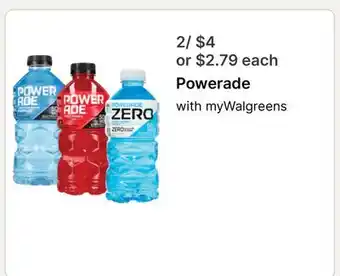 Walgreens Powerade offer