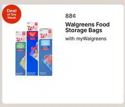 Walgreens Walgreens Food Storage Bags offer