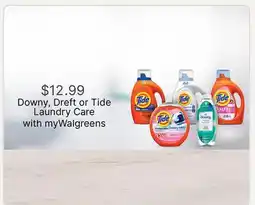 Walgreens Downy, Dreft or Tide Laundry Care offer