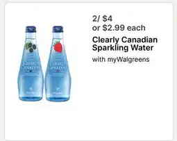 Walgreens Clearly Canadian Sparkling Water offer