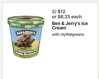 Walgreens Ben & Jerry's Ice Cream offer