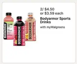 Walgreens Bodyarmor Sports Drinks offer
