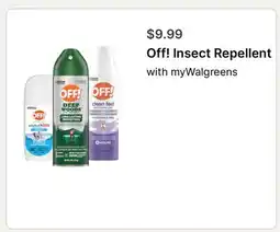 Walgreens Off! Insect Repellent offer