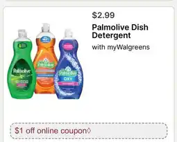 Walgreens Palmolive Dish Detergent offer