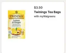 Walgreens Twinings Tea Bags offer