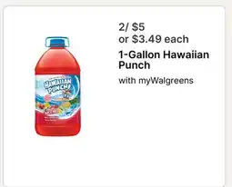 Walgreens 1-Gallon Hawaiian Punch offer