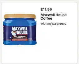 Walgreens Maxwell House Coffee offer