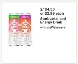 Walgreens Starbucks Iced Energy Drink offer