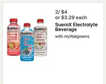Walgreens SueroX Electrolyte Beverage offer