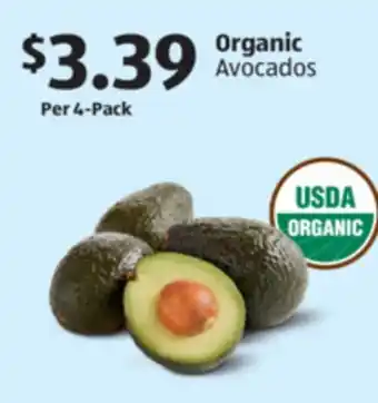 Aldi Organic Avocados offer