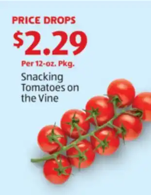 Aldi Snacking Tomatoes on the Vine offer