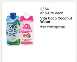 Walgreens Vita Coco Coconut Water offer