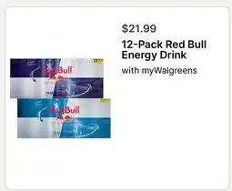 Walgreens 12-Pack Red Bull Energy Drink offer