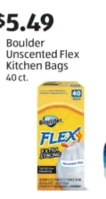Aldi Boulder Unscented Flex Kitchen Bags offer