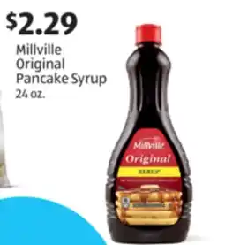 Aldi Millville Original Pancake Syrup offer