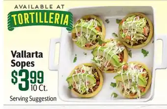 Vallarta Supermarkets Vallarta Sopes offer