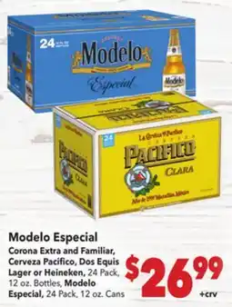 Vallarta Supermarkets Modelo Especial offer
