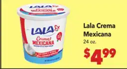 Vallarta Supermarkets Lala Crema Mexicana offer