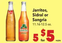 Vallarta Supermarkets Jarritos, Sidral or Sangria offer