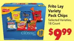Vallarta Supermarkets Frito Lay Variety Pack Chips offer