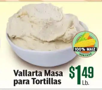 Vallarta Supermarkets Vallarta Masa para Tortillas offer