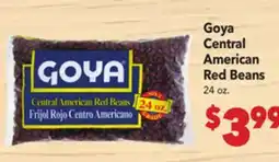 Vallarta Supermarkets Goya Central American Red Beans offer