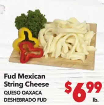Vallarta Supermarkets Fud Mexican String Cheese / QUESO OAXACA DESHEBRADO FUD offer