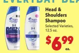 Vallarta Supermarkets Head & Shoulders Shampoo offer